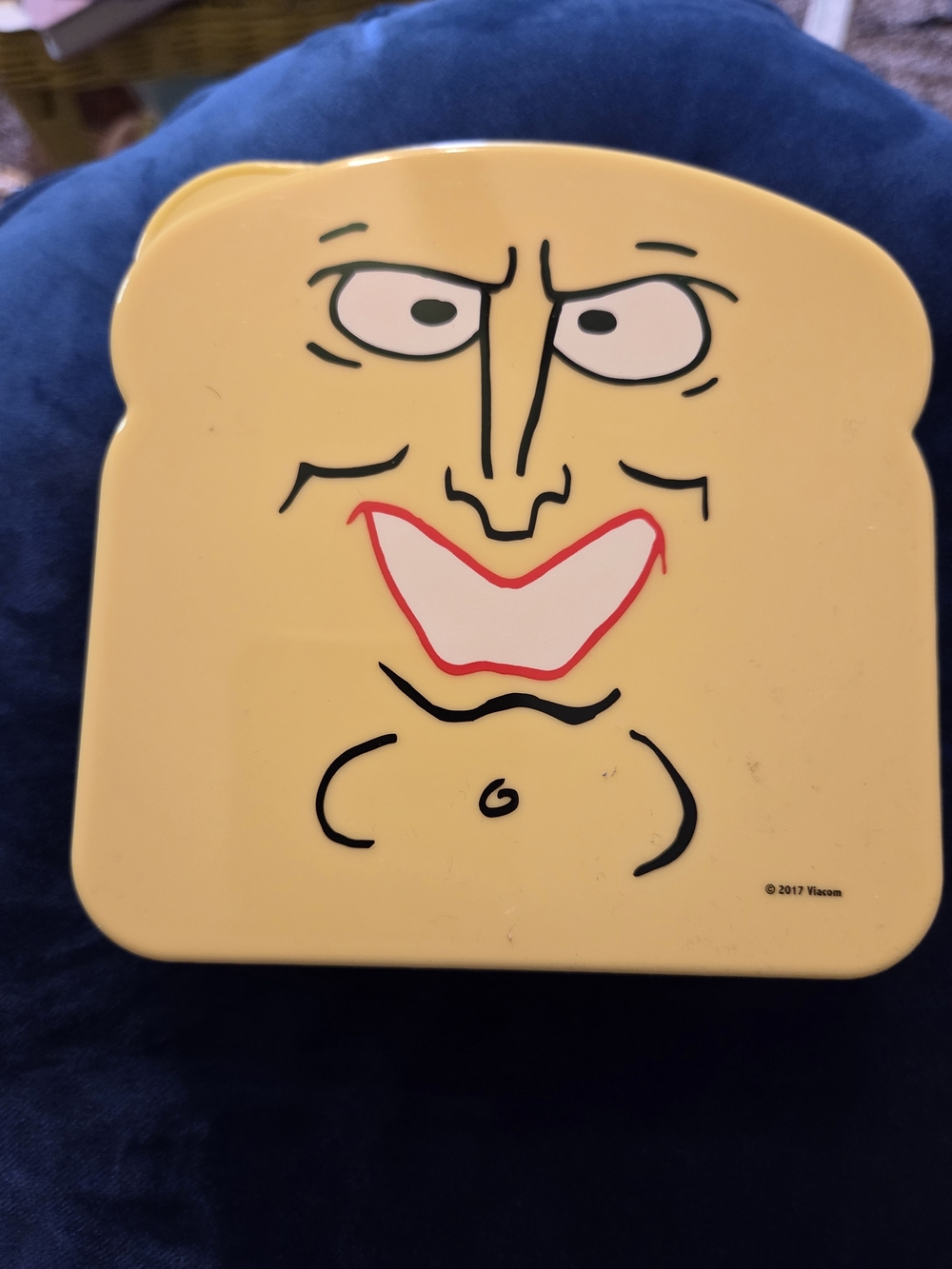 Nickelodeon Yellow Character Sandwich Box Powdered Toastman